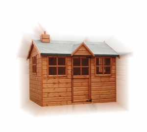 Timber Snowdrop Cottage Play Dens